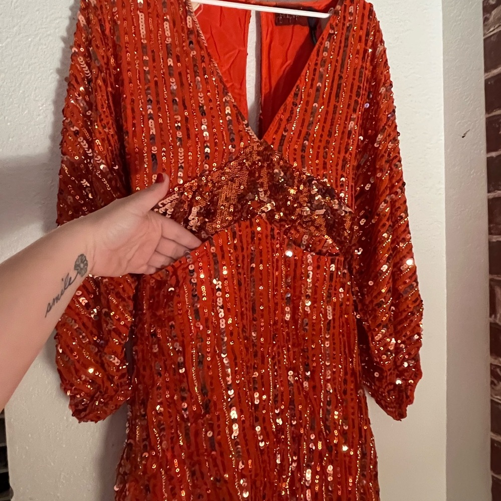 Free people sequin mini dress